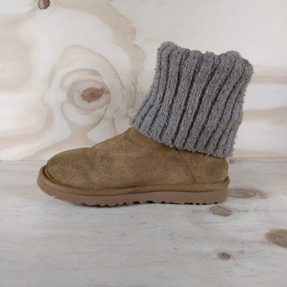 UGG Australia - ''Cambridge'' - Boots - Brown/Gray - Women's - 7 - S/N 1003175